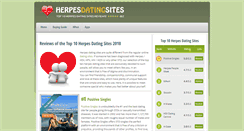 Desktop Screenshot of herpesdatingsites.biz